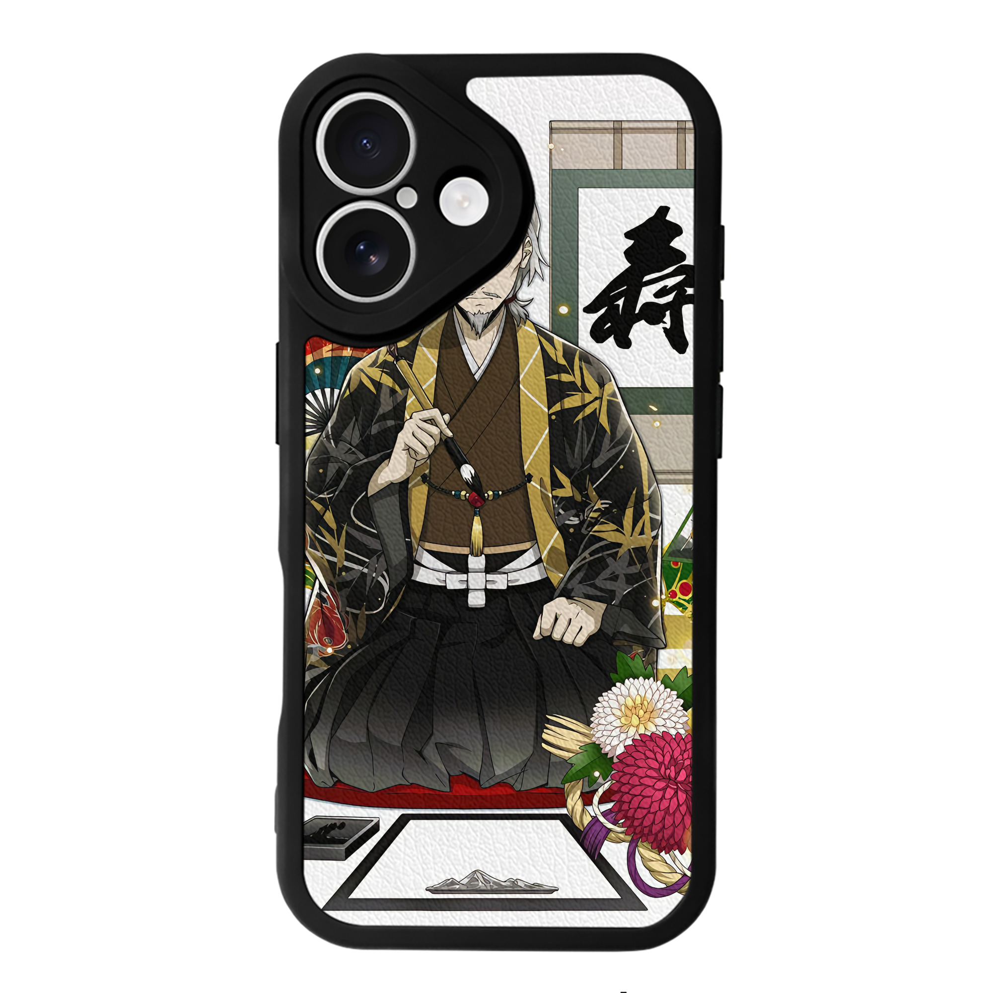 （画像用） 文豪ストレイドッグス Bungo Stray Dogs 【iPhone 16シリーズ対応】シリコンスマホケース（レザー調） 材質：シリコン